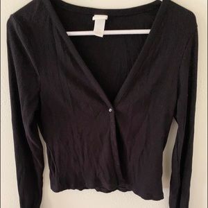 black button up long sleeve